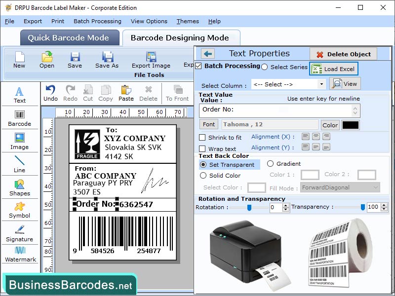 Print Barcode Label Software 8.7.7.5 full