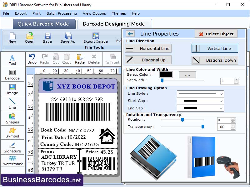 Library Barcode Label Tools Windows 11 download