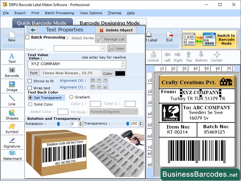 Integrated Bar Set C Label Tool Windows 11 download