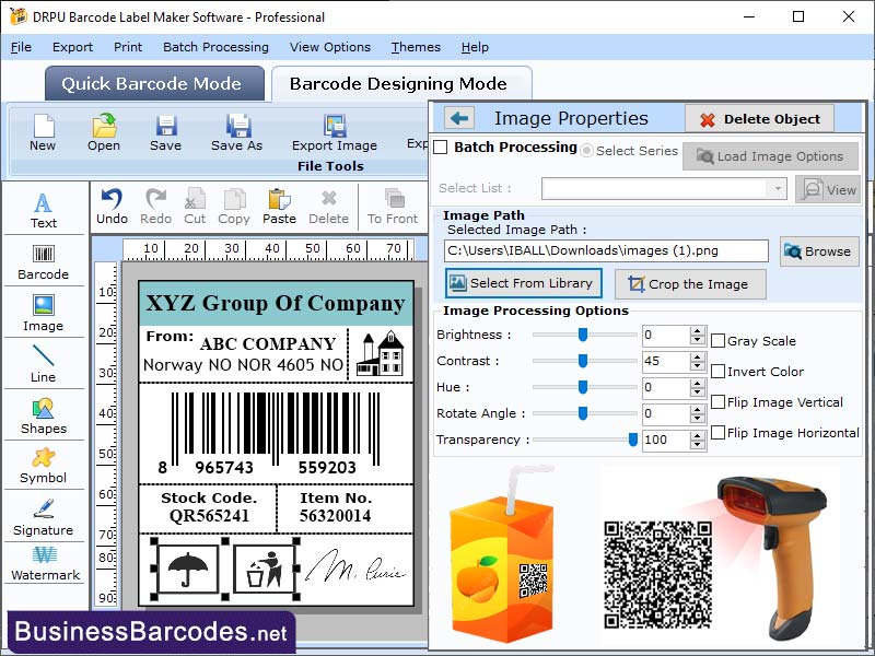 Windows 10 Barcode Designing Software full