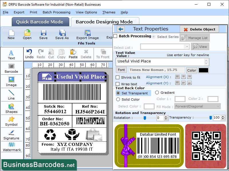 Windows 10 Professional Databar Limited Barcode full