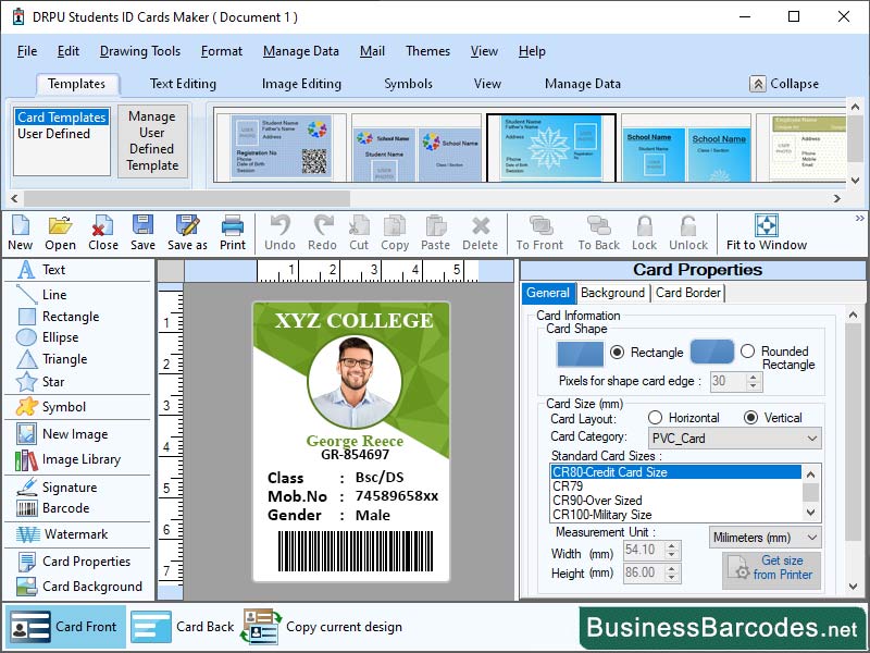 Windows 10 Printing ID Badge Software full