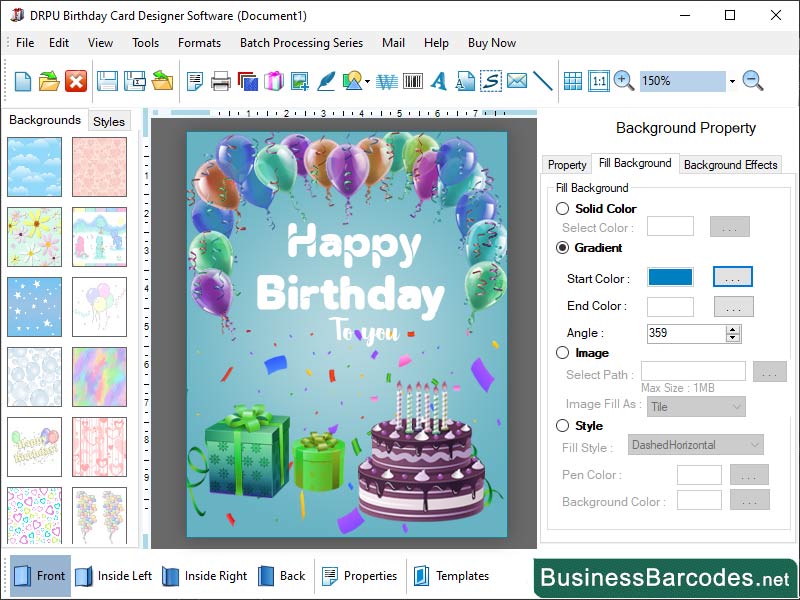 Windows 10 Sustainable Birthday Card Software full