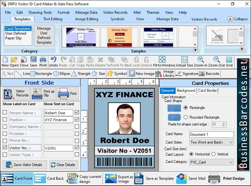 Visitors ID Card Maker Utility 9.8.7.1 full