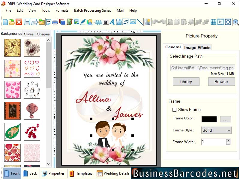 Wedding Card Maker Software, Wedding Invitation Card, Wedding Card Maker, Wedding Card Design Software, Wedding Card Creator Tool, Template for Design Card, Wedding Card Software, Wedding Card Creator Tool, Wedding Card Label Design Software