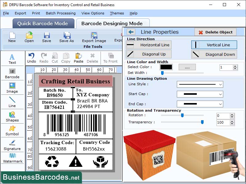 Warehouse Industry Barcode Generator Windows 11 download