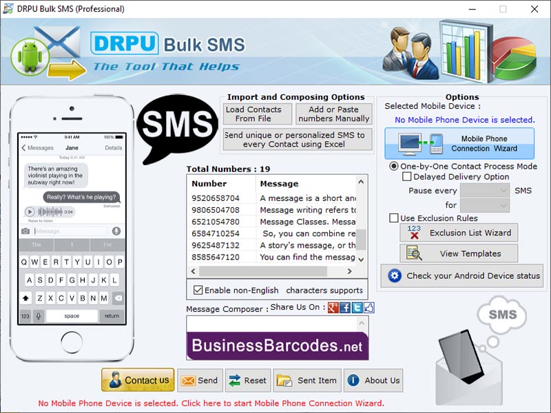 Mobile SMS Marketing Tool screenshot