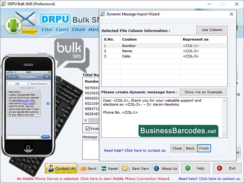 Screenshot of Windows Pc to Mobile Application