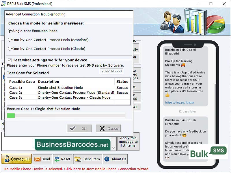 Screenshot of Regulatory SMS Marketing Software