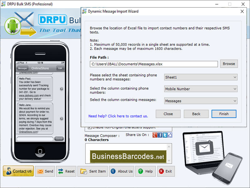 Bulk SMS Marketing Utility Windows 11 download