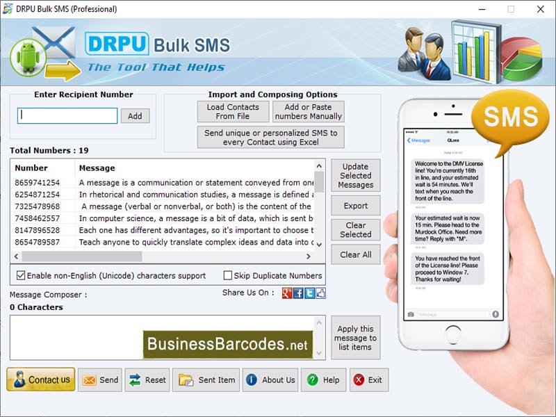 Standard Bulk SMS Marketing Software Windows 11 download