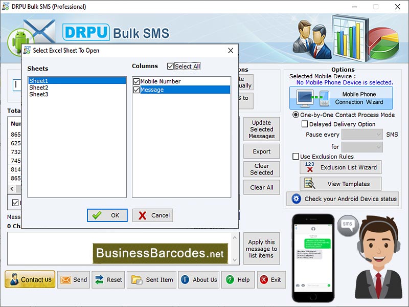 Bulk SMS Text Messenger Software Windows 11 download