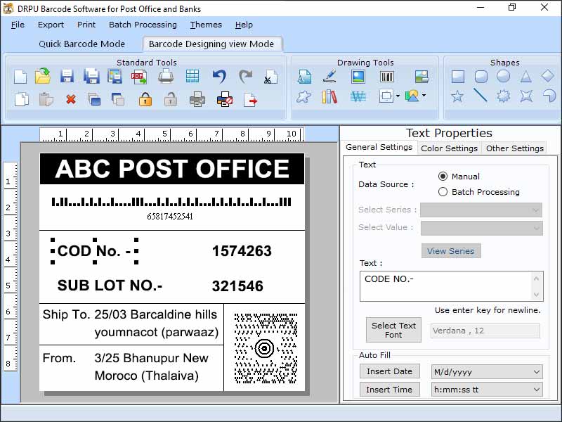 Tracking Barcode Generator Tool, Post Office Barcode Application, Postal Service QR Tags Creator, Postal Barcode Tag Software, Shipment Barcode Sticker Program, Mail Barcode Creator Software, Postal Service Barcode Creator, Courier QR Sticker Maker