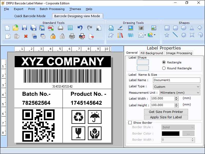 Business Barcode Designing Software