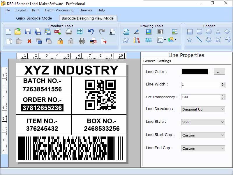 Corporate Barcode Generating Program