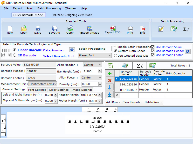 Standard Barcode Label Printing Program 9.2.3.3 full