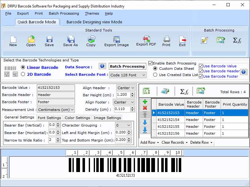 Distribution Industry Barcode Creator, Application to Make Deliver Box Label, Software to Design Barcode, Tools to Generate Parcel Barcode, Packaging Industry Barcode Designing Tool, Software to Create Label for Packaging, Barcode Maker for Packaging