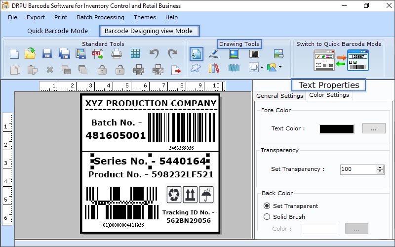 Retail Store Barcode Printing Software Windows 11 download