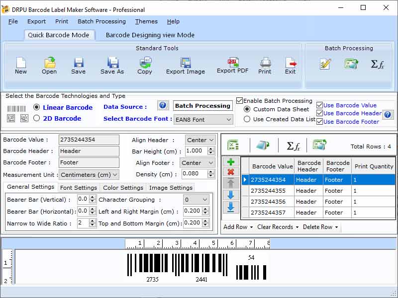 Business Barcode Designing Application screenshot Business Barcode Designing Application screenshot