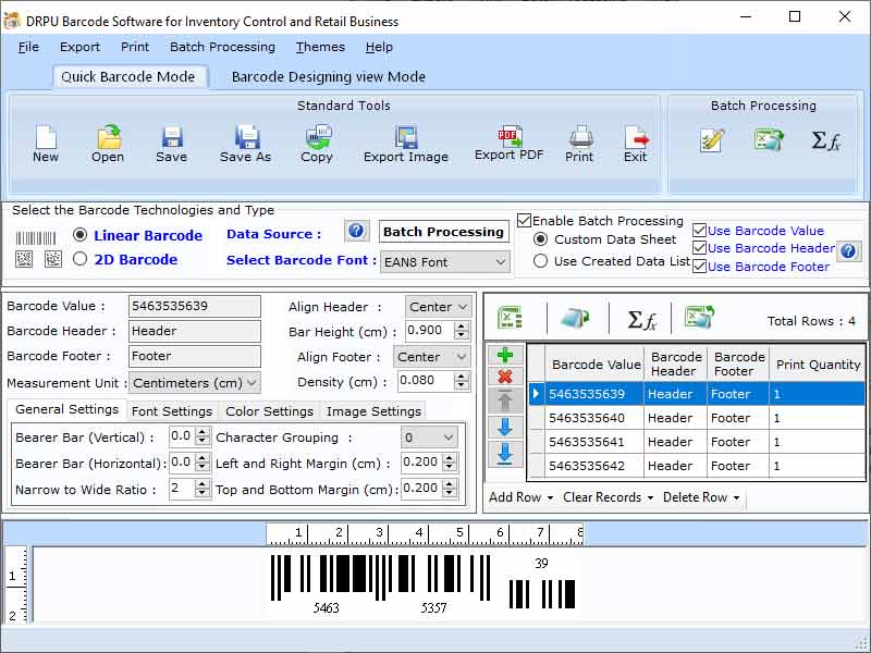 Screenshot of Retail Industry Coupons Creating Tool 9.2.3.2