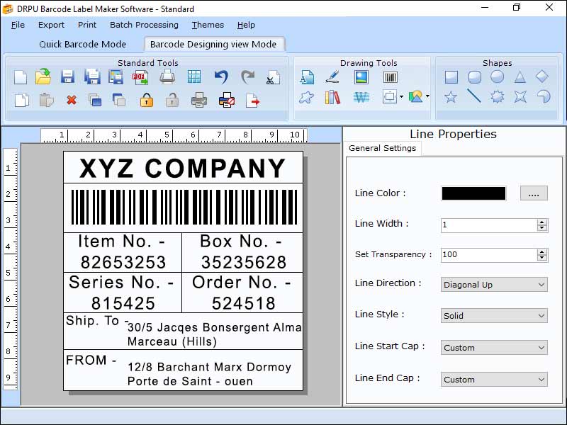 Screenshot of Sticker Creation Standard Tool 9.2.3.2